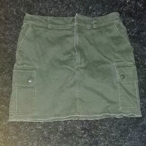 Forever 21 Green Mini Pencil Skirt Casual Cargo